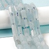 Natural Aquamarine Beads Strands G-M403-B22-3