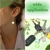 84Pcs 7 Colors Luminous Transparent Resin Pendants RESI-SZ0003-26-7
