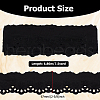 FINGERINSPIRE 7.5 Yards Cotton Strawberry & Bowknot Embroidery Lace Ribbon OCOR-FG0002-53A-2