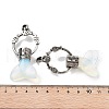 Opalite Whale Tail Big Pendants G-Q163-03AS-01-3