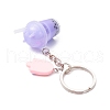 Imitation Bubble Tea/Boba Milk Tea Resin Pendant Keychain KEYC-JKC01234-5