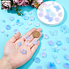 10Sets 200G Transparent Acrylic Frosted Beads FACR-HS0001-02D-3