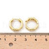 Hollow Cross Brass Hoop Earrings EJEW-Z102-41G-5