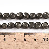 Natural Pyrite Beads Strands G-N346-04A-01-5