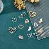 12Pcs 12 Style 201 Stainless Steel Connector Charms & Pendants STAS-SZ0002-65-3