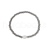 304 Stainless Steel Beads Stretch Bracelets for Women XK2251-1-1