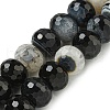 Natural Agate Crystal Beads Strands G-P546-B02-02-2