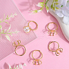 Beebeecraft 4Pcs Brass Adjustable Ring Findings KK-BBC0014-80G-4