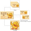 CREATCABIN 50Pcs Duck Theme Paper Card AJEW-CN0001-94C-3