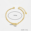 S925 Sterling Silver Micro Pave Clear Cubic Zirconia Double Layer Link Bracelets VZ1450-1-1