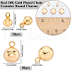 Beebeecraft 40Pcs 2 Styles Brass Charms KK-BBC0015-23-2