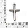 304 Stainless Steel Pendants STAS-Z091-08AS-01-3