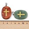 Natural Mixed Stone Pendants G-S392-01A-3