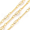 Brass Bar & Oval Link Chains CHC-G017-19G-1