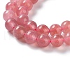 Dyed Natural Malaysia Jade Beads Strands G-G021-02B-09-3