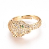 Adjustable Brass Finger Rings RJEW-G096-34G-3