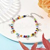 Glass Seed Beaded Bracelets for Women BJEW-JB11637-1