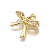 Brass Micro Pave Cubic Zirconia Pendants KK-K401-26G-2