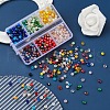660Pcs 6 Style Electroplate Glass Beads Strands EGLA-YW0001-22-5