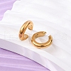 C-Shaped 304 Stainless Steel Cuff Earrings EJEW-A131-04C-G-2