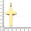 304 Stainless Steel Big Pendants STAS-R171-04G-3