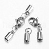 Tarnish Resistant 304 Stainless Steel Lobster Claw Clasps X-STAS-G075-07B-1