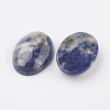 Natural Sodalite Flat Back Cabochons G-G741-22x30mm-06-2