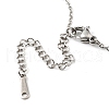 Non-Tarnish 201 Stainless Steel Constellations with Star Pendant Necklace with Cable Chains NJEW-Q317-30P-3