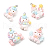 Opaque Resin Pendants CRES-D313-09P-1
