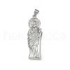 Brass Micro Pave Cubic Zirconia Pendants KK-R230-12P-1