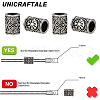 Unicraftale 8Pcs 316 Surgical Stainless Steel European Beads STAS-UN0061-39-5