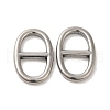 304 Stainless Steel Buckle Clasps STAS-O006-01B-P-1