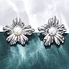 304 Stainless Steel Stud Earrings EJEW-B108-12P-2