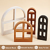 8Pcs 4Styles Wood Cutouts WOOD-WH0131-21C-4