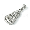 Non-Tarnish 304 Stainless Steel Pendants STAS-L275-14P-2