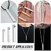   15Pcs 3 Styles 304 Stainless Steel Polished Pendant FIND-PH0020-86-6
