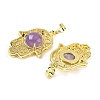 Natural Amethyst Pendants G-F786-07G-28-2