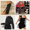 10 Yards Polyester Tassel Ribbon OCOR-WH0078-133-6