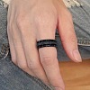 Stainless Steel Finger Rings for Unisex WG511F1-07-2
