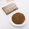 Plated Glass Bugle Beads SEED-S046-01A-41-2