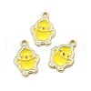 Zinc Alloy Enamel Pendants FIND-Z080-01G-04-1