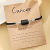 12 Constellations Protetion Plastic Column Link Bracelets WGFC008-04-1