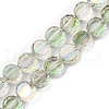 Electroplate Glass Beads Strands EGLA-C010-01A-HP05-1