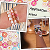 SOFPLATE 600Pcs Opaque Acrylic Beads PACR-SP0001-02A-6