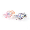 Gradient Color Transparent Acrylic Beads OACR-I015-55-2