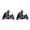 Rack Plating Alloy Spray Painted Pendants PALLOY-T083-03A-2