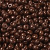 6/0 Opaque Baking Paint Glass Seed Beads SEED-M012-02A-14-3