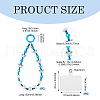 Resin Beads Mobile Straps AJEW-TAC0006-10A-2