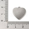 Anti-Tarnish 304 Stainless Steel Pendants STAS-Q334-23P-3