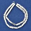Electroplated Synthetic Non-Magnetic Hematite Beads Strands G-U003-15C-2